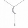 Necklace Sterling Valentines Anniversary Girlfriend - MOON AND STAR - CE186WSMIEE