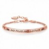 Bracelet Inspirational Personalized Motivational Bracelets - Rose Gold - CV184RN6ZZN