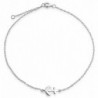 Bling Jewelry Nautical Anchor Adjustable Sterling Silver Anklet 9in - CE11LDQKDXB