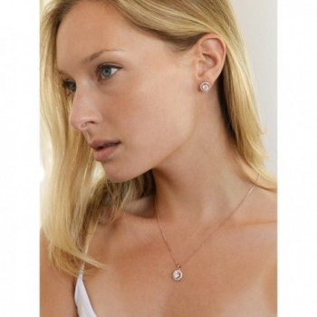 Mariell Dainty Zirconia Necklace Earrings