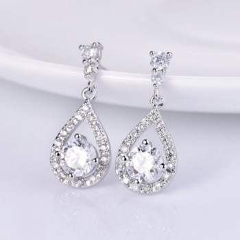 GULICX Dazzling Flawless Zirconia Earrings in Women's Drop & Dangle Earrings