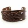 APECTO Jewelry Leather Wristband Bracelet