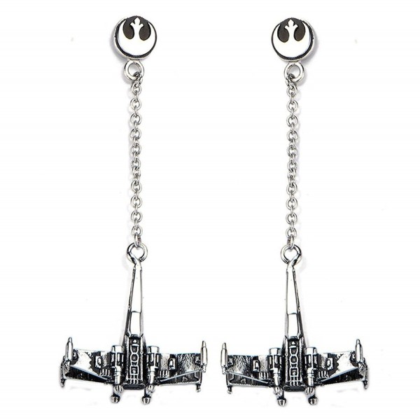 Star Wars: 3D X-Wing Dangle Earrings 316 Stainless Steel - C512GXIB6V1