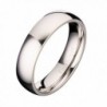 MJ 5mm Polished Titanium Wedding Band Comfort Fit Band - CI11S64KN0L