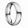 MJ Polished Titanium Wedding Comfort in Women's Wedding & Engagement Rings