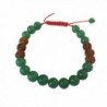 Tibetan Green Rudraksha Bracelet Meditation in Women's Strand Bracelets