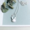 Helen Lete Frosted Sterling Necklace