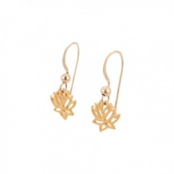 Blossom Flower Earrings Sterling 7080 yg