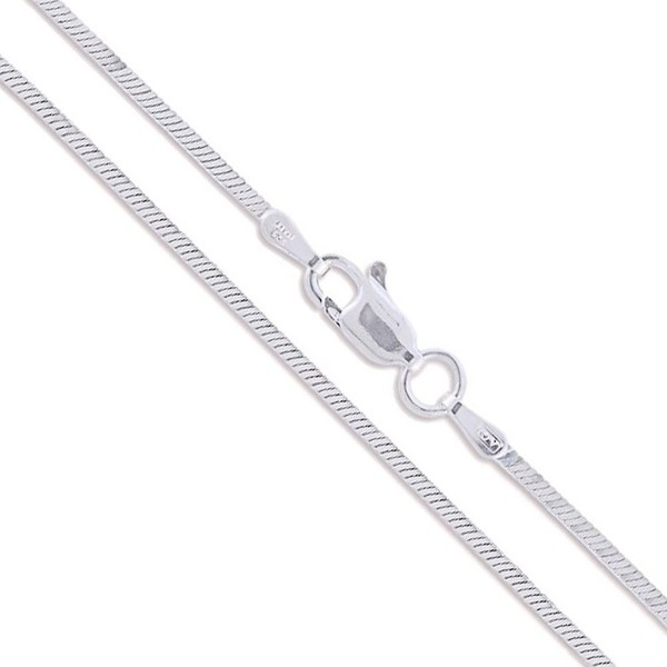 Sterling Silver Magic Square Snake Chain 1.3mm Solid 925 Italy New Necklace - CK11EYZP6SF