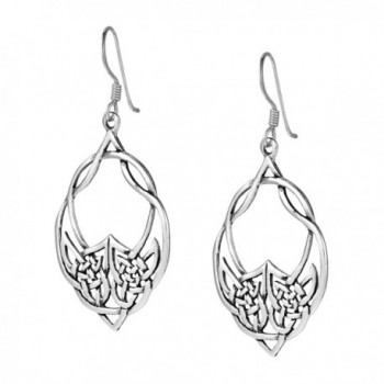 Celtic Sterling Silver Dangle Earrings