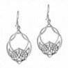 Celtic Sterling Silver Dangle Earrings in Women's Drop & Dangle Earrings