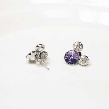 IUHA Colorful Earrings Swarovski Birthstone