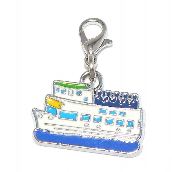 Jewelry Monster Clip-on "Cruise Ship" Charm Bead - C911TYPRKW5