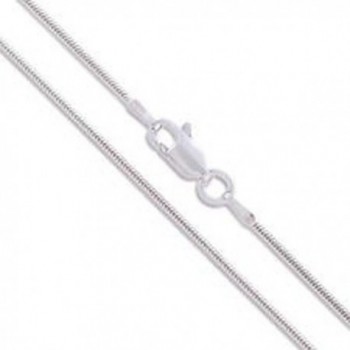 Sterling Silver Snake Necklace Length in Women's Chain Necklaces