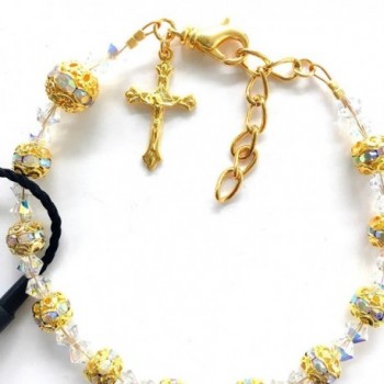 Sparkling Crucifix Bracelet Crystals Swarovski