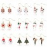 Miraculous Garden 9 Pairs Christmas Drop Dangle Earrings Jewelry Set for Thanksgiving (9 Pairs) - CH12NRG0F1Y