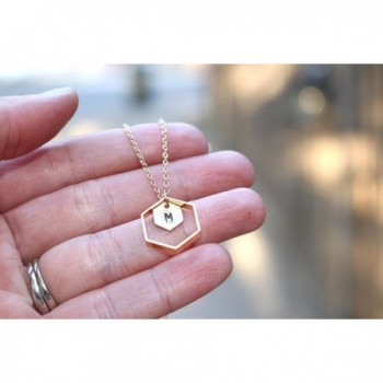 Freena Design Honeycomb Necklace Engraved