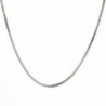 925 Sterling Silver 012 Box Chain Necklace (0.7mm) - CU112ZL0CXJ