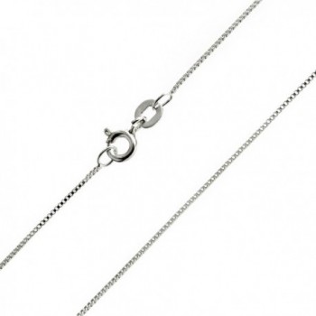 Sterling Silver Chain Necklace 0 7mm