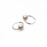 Sterling Silver Endless Earrings Light in Women's Hoop Earrings