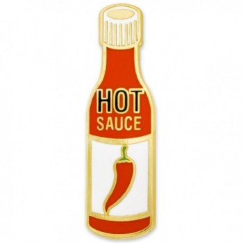 PinMart's Spicy Hot Sauce Bottle Enamel Lapel Pin - C412NUMVQ0E