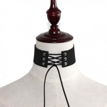 Dreamyth Gothic Collar Choker Necklace Ms. Necklace Velvet Tassels Pendant - Black - CH12MXPWF6S