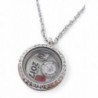 Graduate Gift Locket Necklace with Birthstone - Good Luck on the Path Ahead of You - CS17YA3HIET