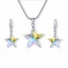 Star Jewelry Set Necklace Swarovski - C81802XO708