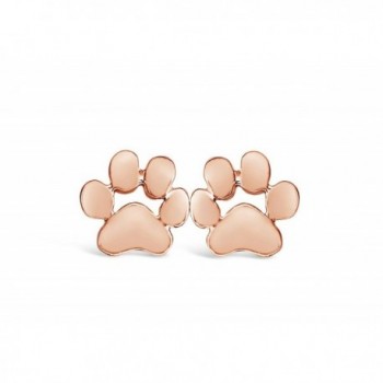 Rosa Vila Dog Paw Earrings Dog Paw Print Studs for Dog Lovers - CJ18258SLAX