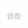 Rosa Vila Dog Paw Earrings in Women's Stud Earrings