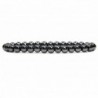 Gem Semi Precious Gemstone 6mm Round Beads Stretch Bracelet 7" Unisex - Black Hematite - CP183N8E099