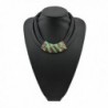 Chunky Statement Choker Necklace NK 10398 Green in Women's Collar Necklaces
