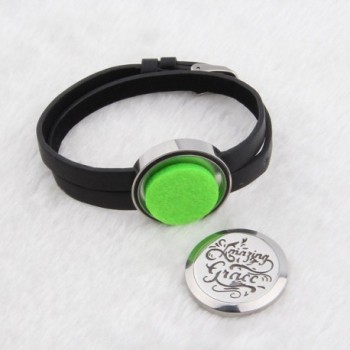 Stainless Aromatherapy Diffuser Bracelet Leather