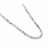 Rhodium Plated Sterling Silver Coreana Chain - C712H0K1OGN