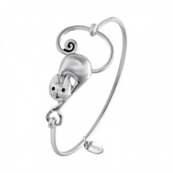 SENFAI Bracelets for Women Cute Girls Fashion Lovely Cat Bracelet Animal Jewelry Gift - CG12F28BWDF