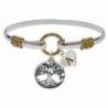 Bracelet Custom Tree of Life Silver Gold Wire Jewelry Choose Initial - C01824YTMR2
