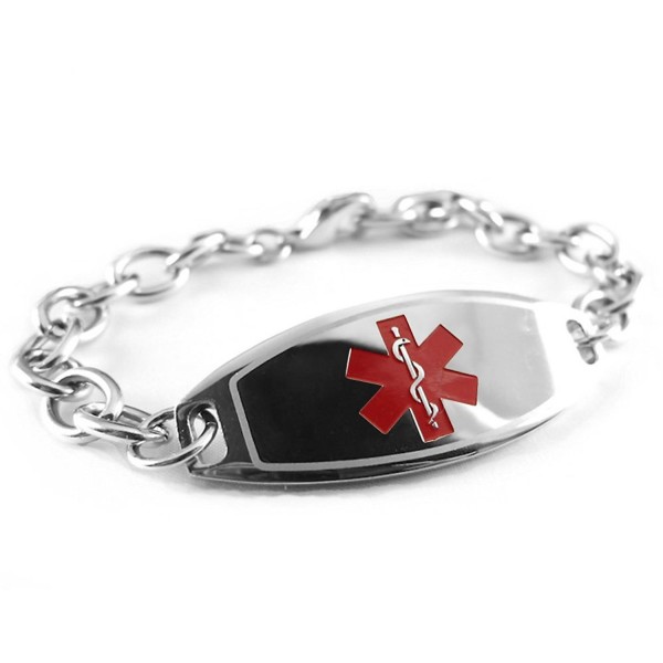 MyIDDr - Pre-Engraved & Customized Pacemaker Medical Alert ID Bracelet- Wallet Card Incld - CN11CJYD7D9