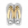 LovelyJewelry Sterling Silver Slippers Bracelet in Women's Charms & Charm Bracelets