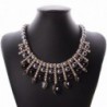 Artificial Chunky Teardrop Rhinestone Necklace