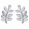 Ear Climbers 925 Sterling Silver Vine Crawlers Stud Earrings | Choose Yellow Gold or Rhodium Flashed - CH12LLLHDF3