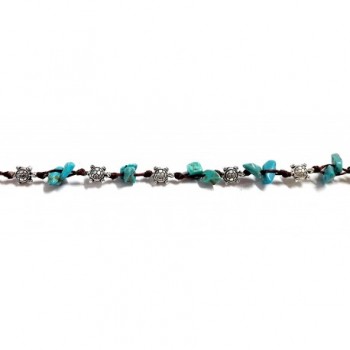 Turtle Turquoise Anklet Bracelet cm Handmade