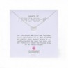 Dogeared "Pearls of . . . Friendship" Freshwater Cultured Pearl Necklace- 18.75" - white - CD114O28Y4V