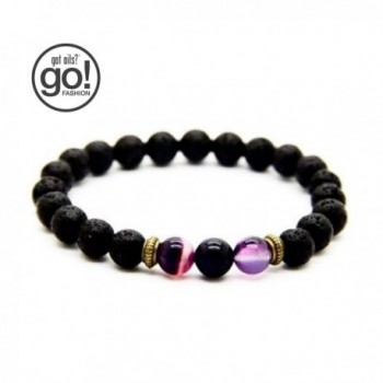 got oils? AMY LAVA ROCK BRACELET - Purple - CO12NS3NSLL