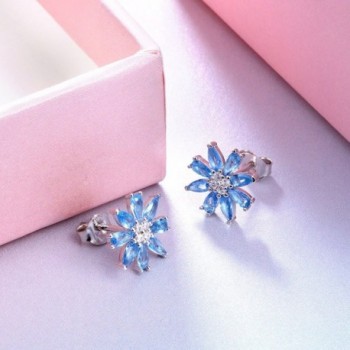 Valentines Jewelry Sterling Zirconia Earrings in Women's Stud Earrings