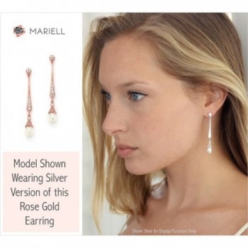 Mariell Slender Vintage Earrings Freshwater