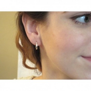 Sterling Silver Continuous Endless Earrings