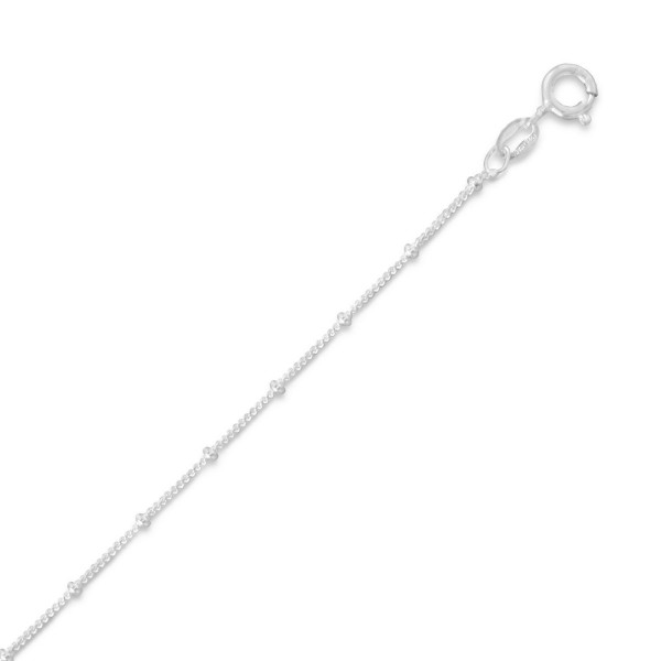 Satellite Chain Necklace 1.5mm Sterling Silver - CX12D1L4MAT