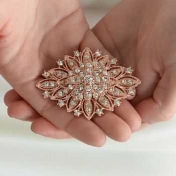Mariell Plated Vintage Wedding Crystal