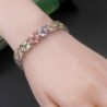Bracelet Amethyst Morganite Bracelets Gemstone in Women's Link Bracelets