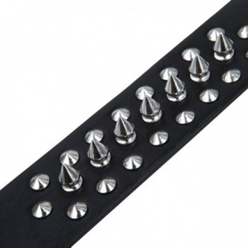 Premium Spike Studded Leather Bracelet in Women's Cuff Bracelets